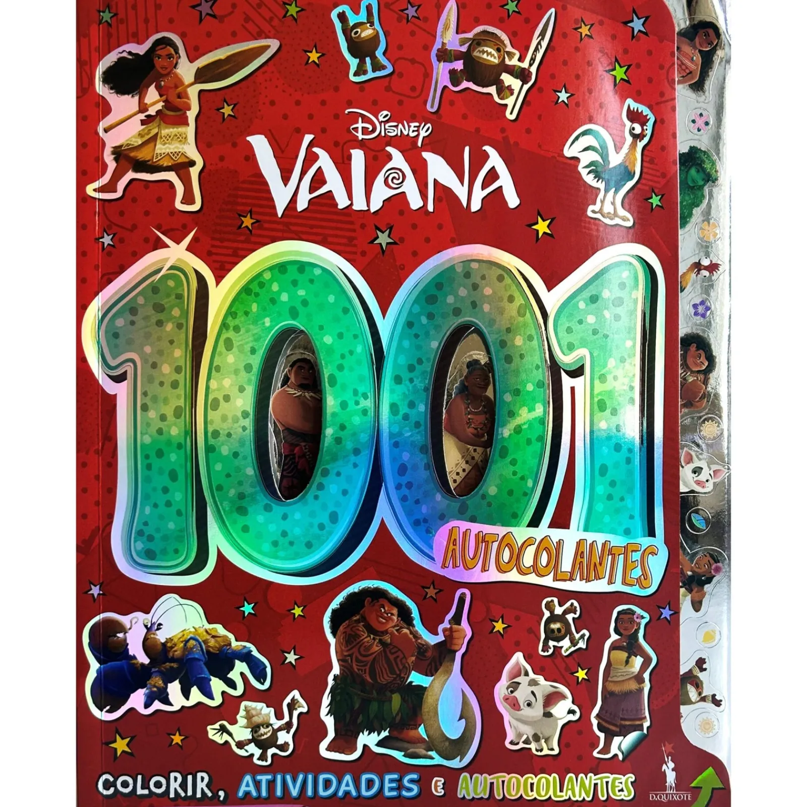 Dom Quixote 1001 Autocolantes - Vaiana de Disney^ Atividades