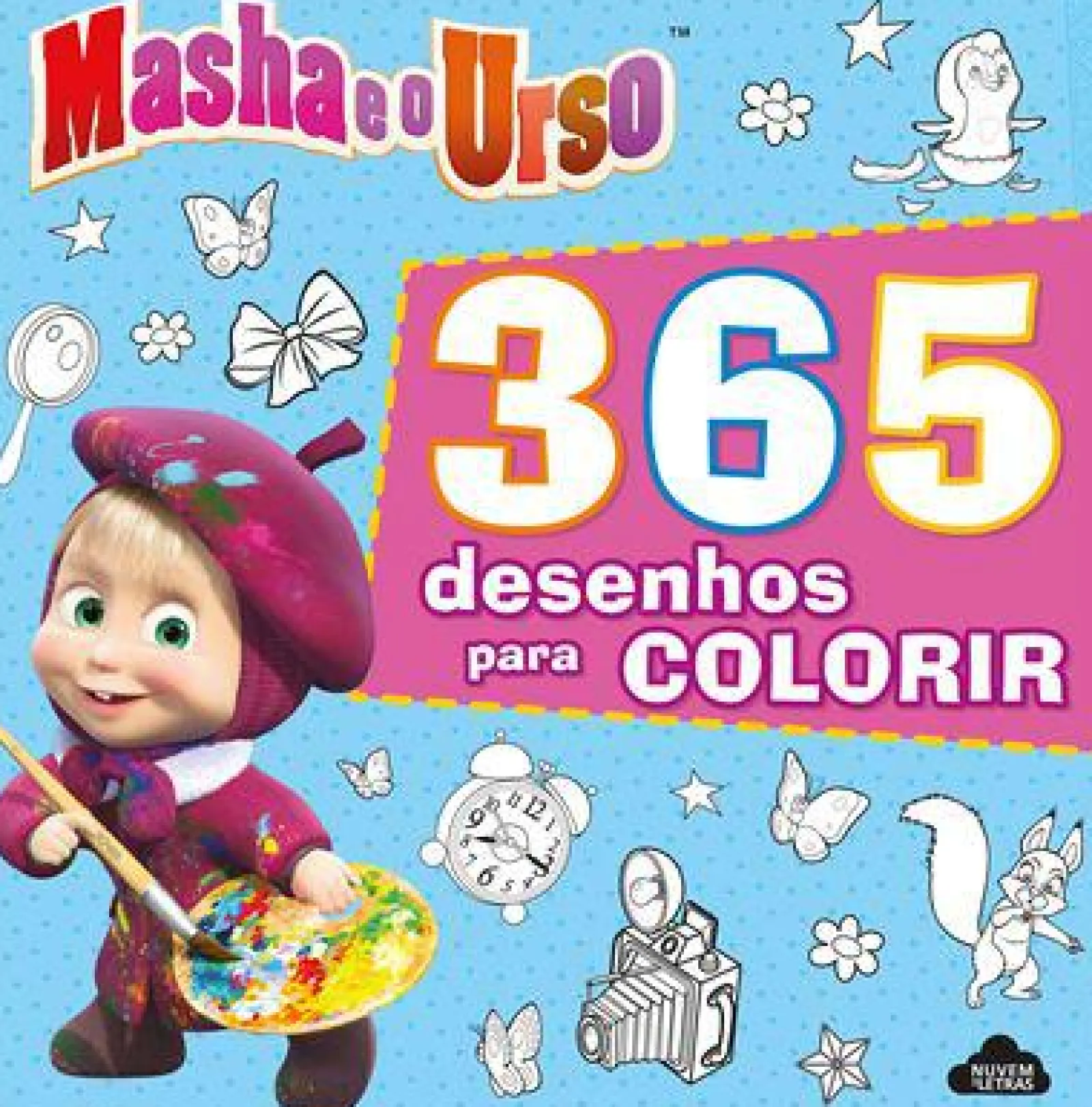 Nuvem De Tinta 365 Desenhos para Colorir^ Atividades