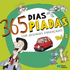 Porto Editora 365 Dias, 365 Piadas - com Adivinhas Engraçadas^ Literatura Infantil