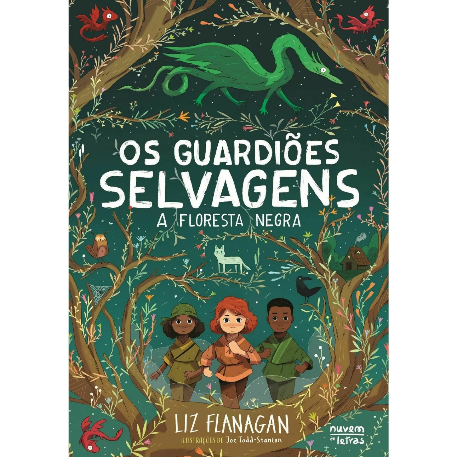 Nuvem De Letras A Floresta Negra de Liz Flanagan^ Literatura Juvenil