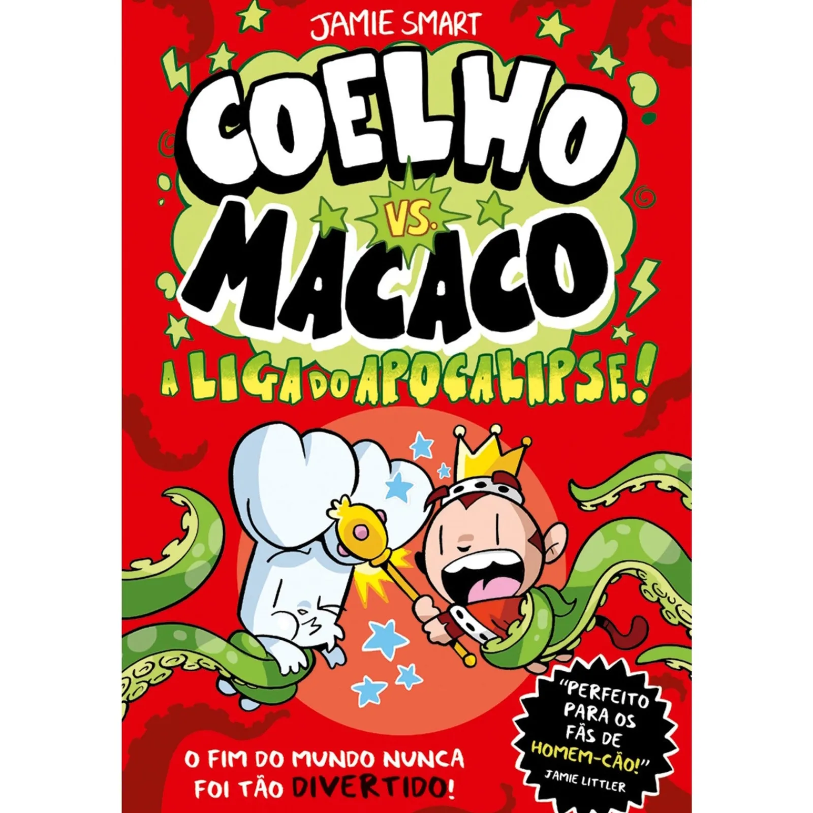 Porto Editora A Liga do Apocalipse! de Jamie Smart^ Banda Desenhada E Novelas Gráficas