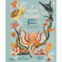 Nuvem De Letras A Magia dos Oceanos de Gabby Dawnay - Histórias em 5 Minutos^ Conhecimento