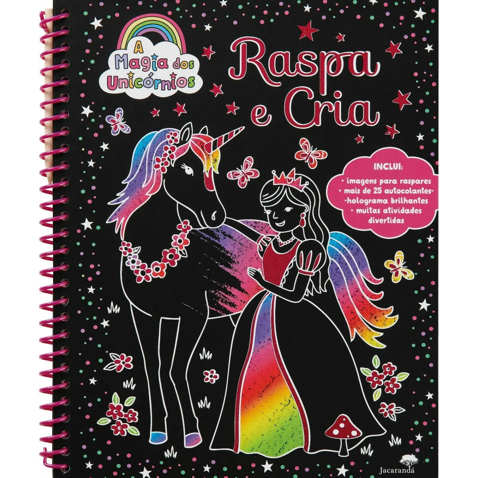 Jacaranda A Magia dos Unicornios - Raspa e Cria de RASPA E CRIA^ Atividades