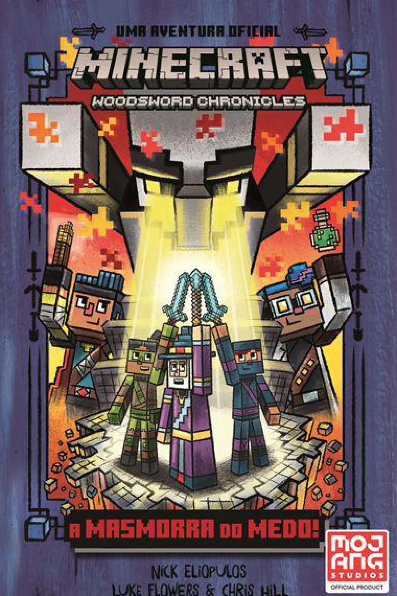 Booksmile A Masmorra do Medo! de Nick EliopulosMinecraft N.º 5^ Coleções Juvenis