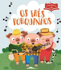 Booksmile A Minha Biblioteca de Contos de Vários Autores - Os Três Porquinhos^ Coleções Infantis