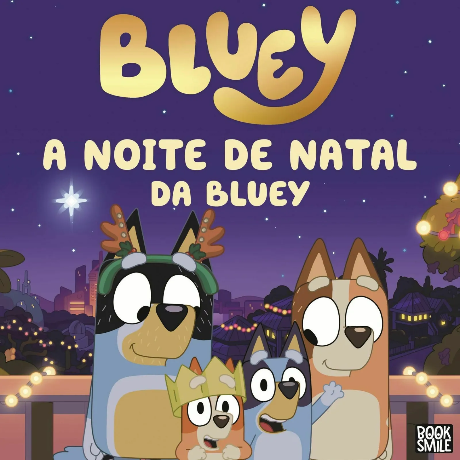 Booksmile A Noite de Natal da Bluey^ Coleções Infantis