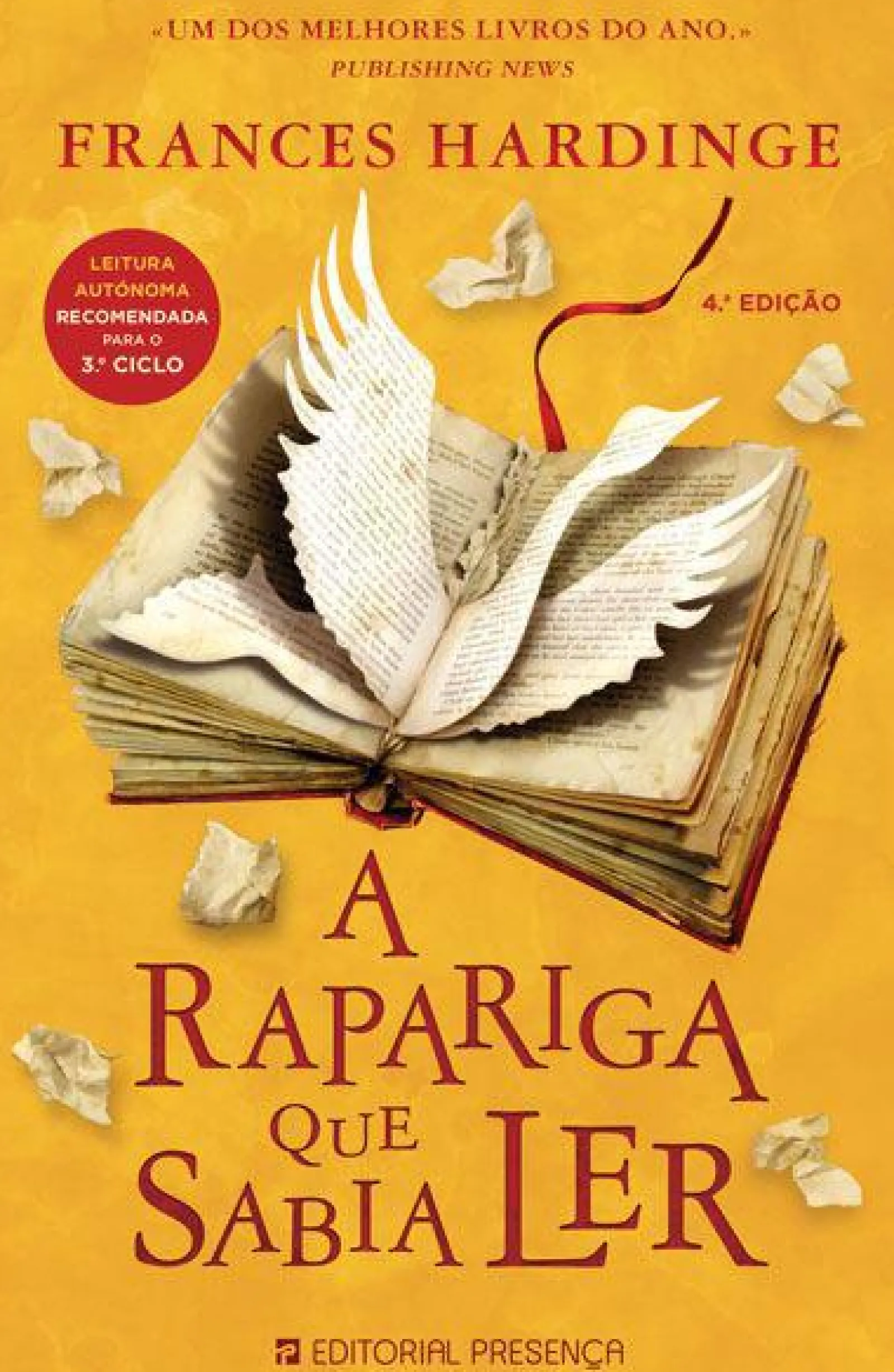 Presença A Rapariga que Sabia Ler de Frances Hardinge^ Literatura Juvenil