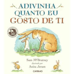 Caminho Adivinha Quanto Gosto de Ti - Capa Almof de Sam Mcbratney^ Literatura Infantil