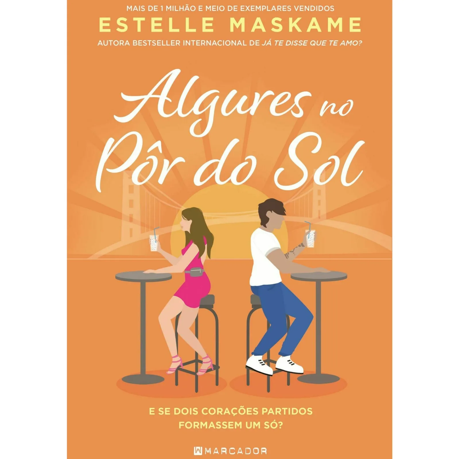 Marcador Algures no Pôr do Sol de Estelle Maskame^ Young Adult
