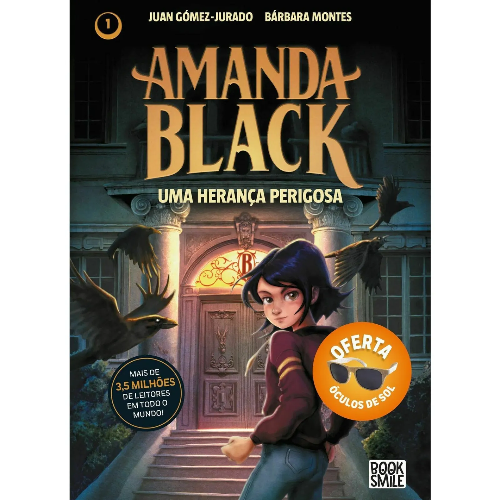 Booksmile Amanda Black Nº 1 - uma Herança Perigosa de Juan Gómez-Jurado e Bárbara Montes^ Coleções Juvenis