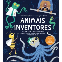 Booksmile Animais Inventores de Christiane Dorion^ Conhecimento