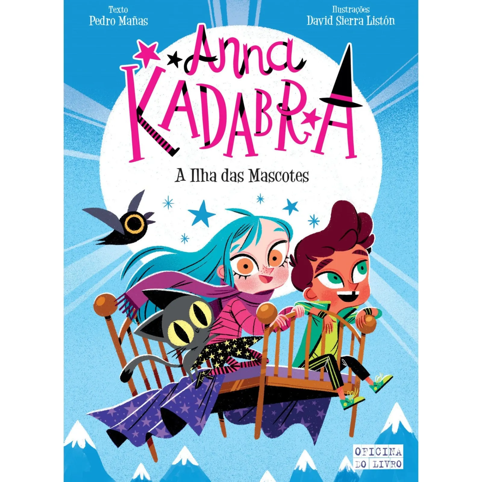 Oficina Livro Anna Kadabra 5 - A Ilha das Mascotes de Pedro Mañas e David Sierra Listón^ Coleções Juvenis