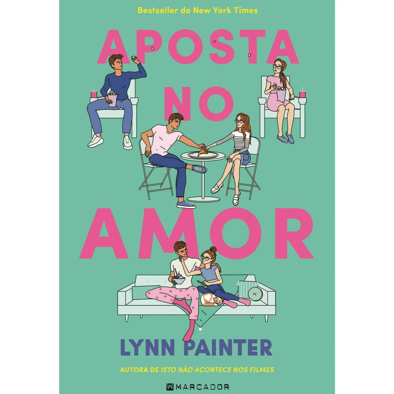 Marcador Aposta no Amor de Lynn Painter^ Romance
