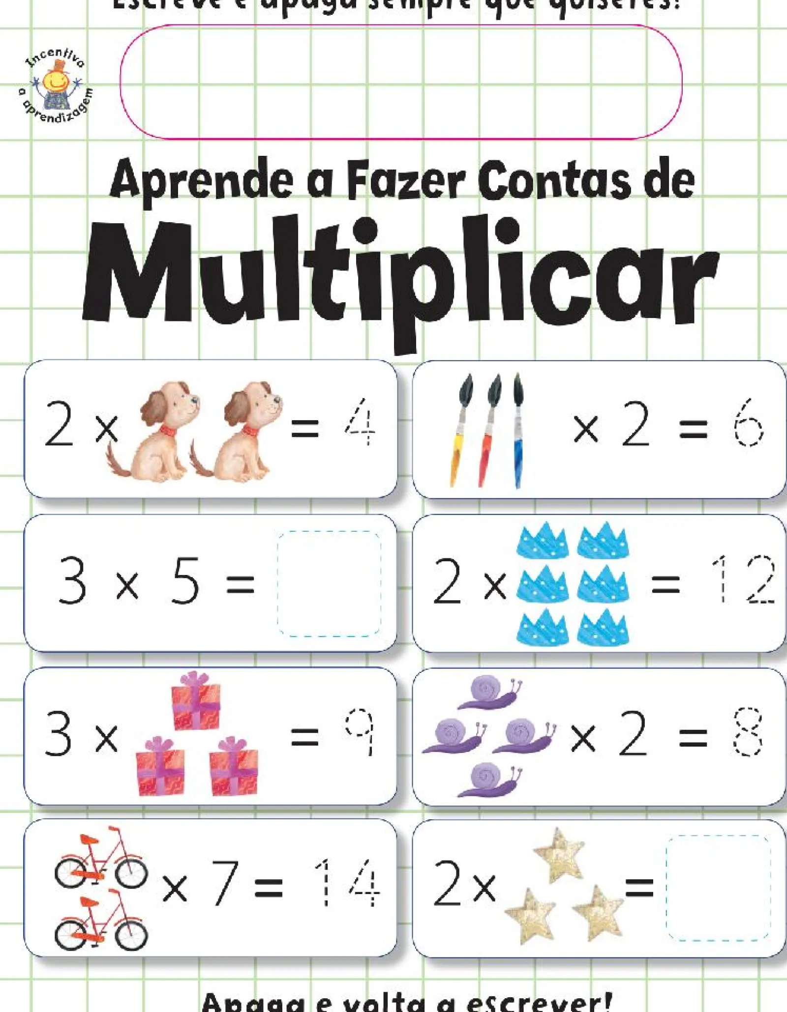Booksmile Aprende a Fazer Contas de Multiplicar de Elizabeth Golding - (3ª Edição)^ Atividades