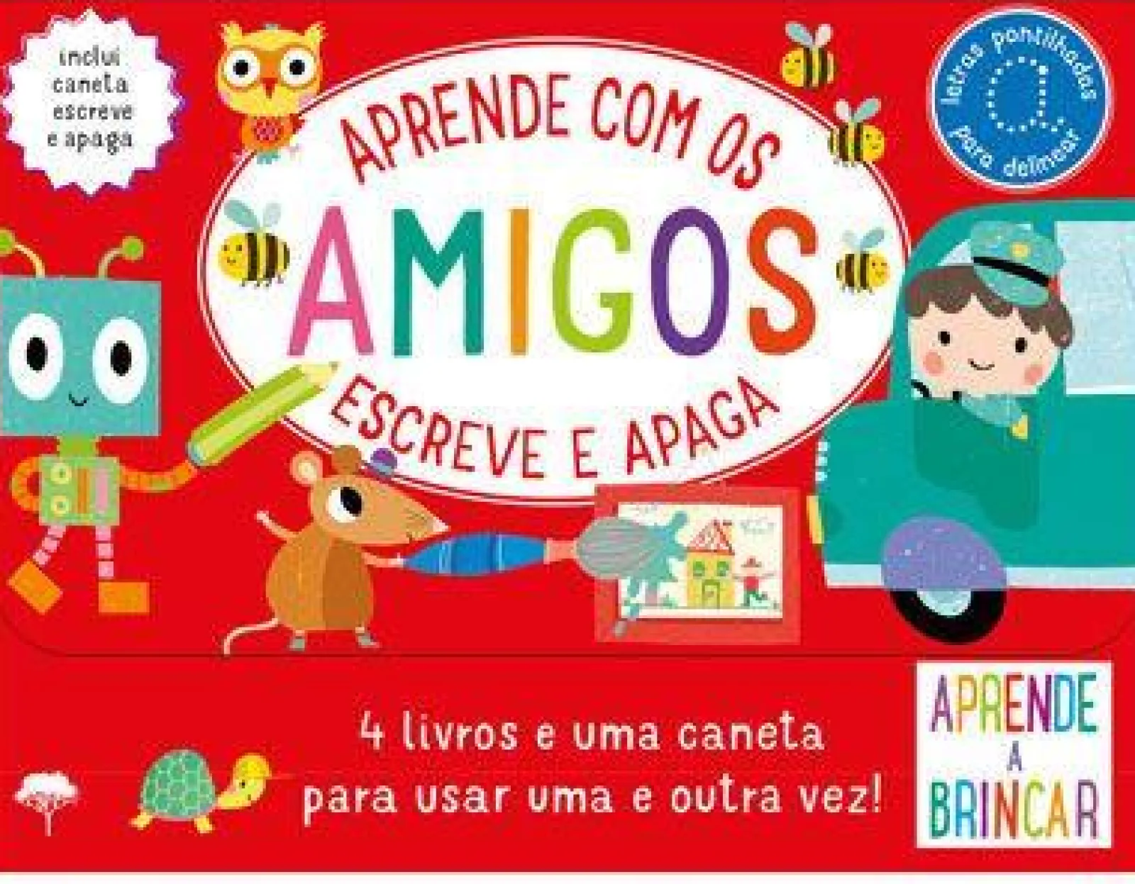 Jacarandá Aprende com os Amigos - Escreve e Apaga - 4 Livros e uma Caneta para Usar uma e Outra Vez!^ Atividades