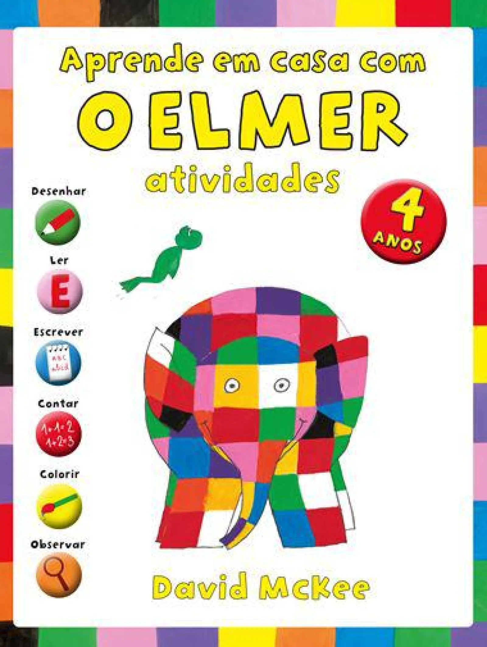 Nuvem De Letras Aprende em Casa com o Elmer de David McKee - Atividades para 4 Anos^ Atividades