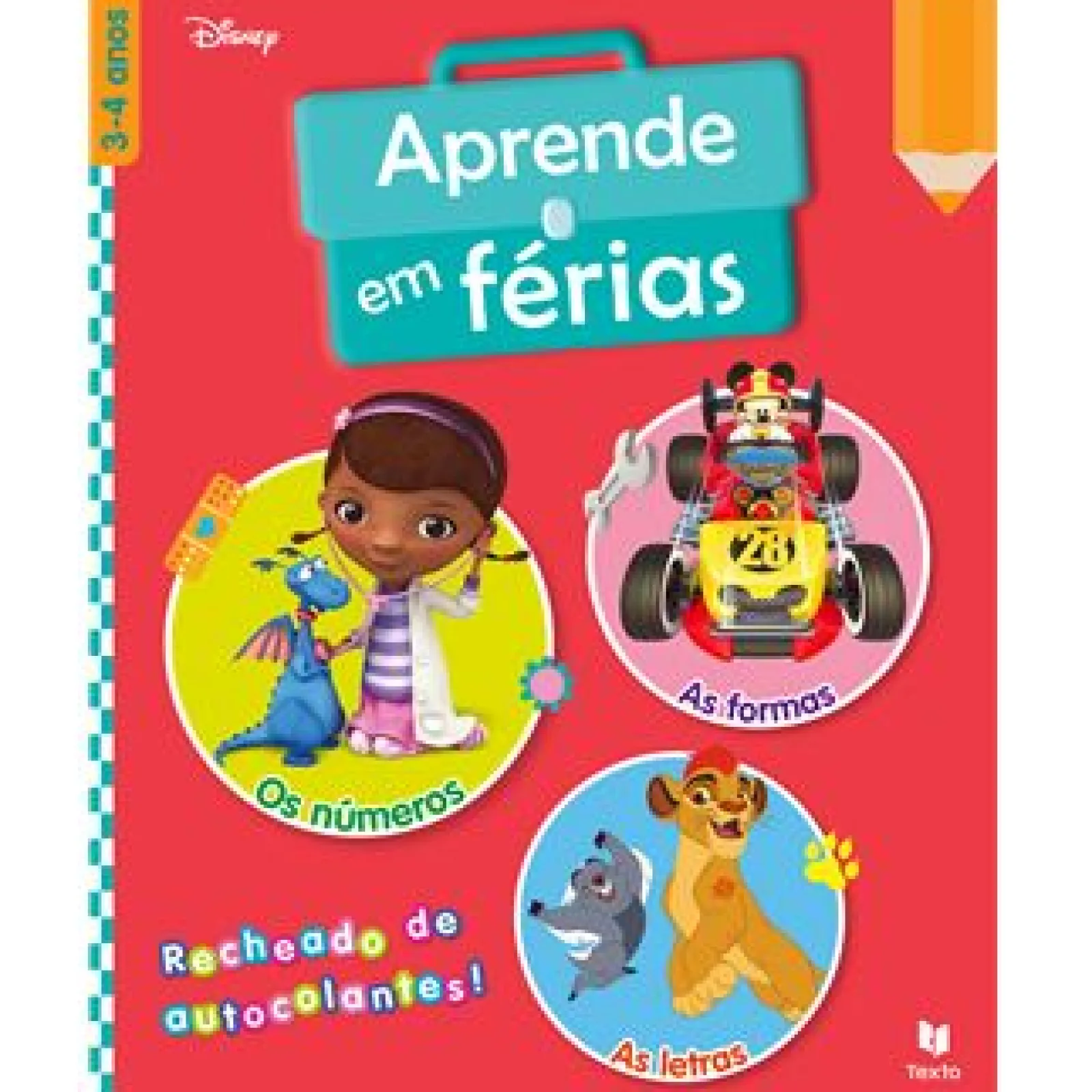 Texto Aprende em Férias 3-4 Anos^ Pré-Escolar