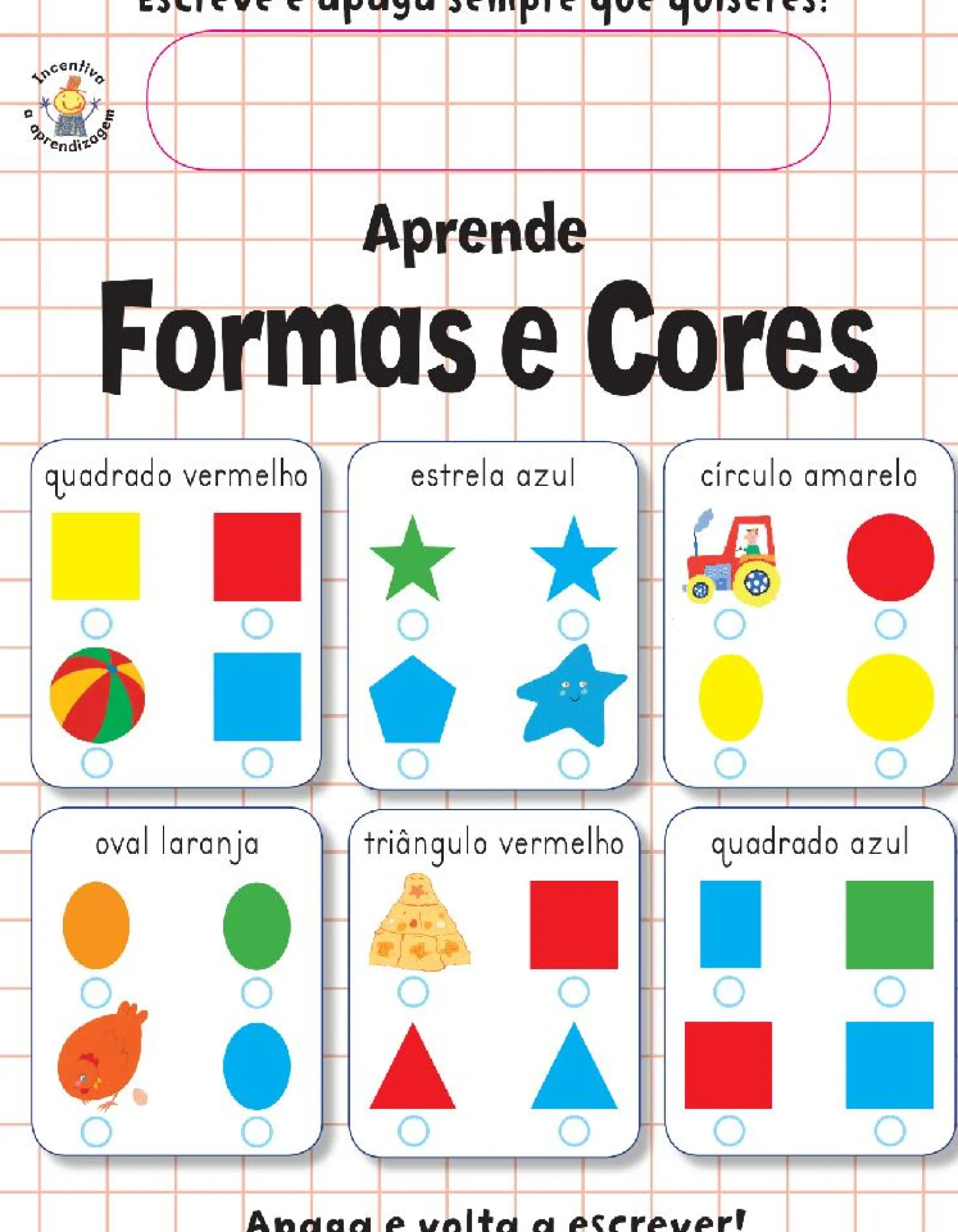 Booksmile Aprende Formas e Cores de Elizabeth Golding^ Atividades