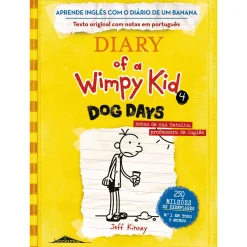 Booksmile Aprende Inglês com o Diário de um Banana 4 de Jeff Kinney^ Coleções Juvenis