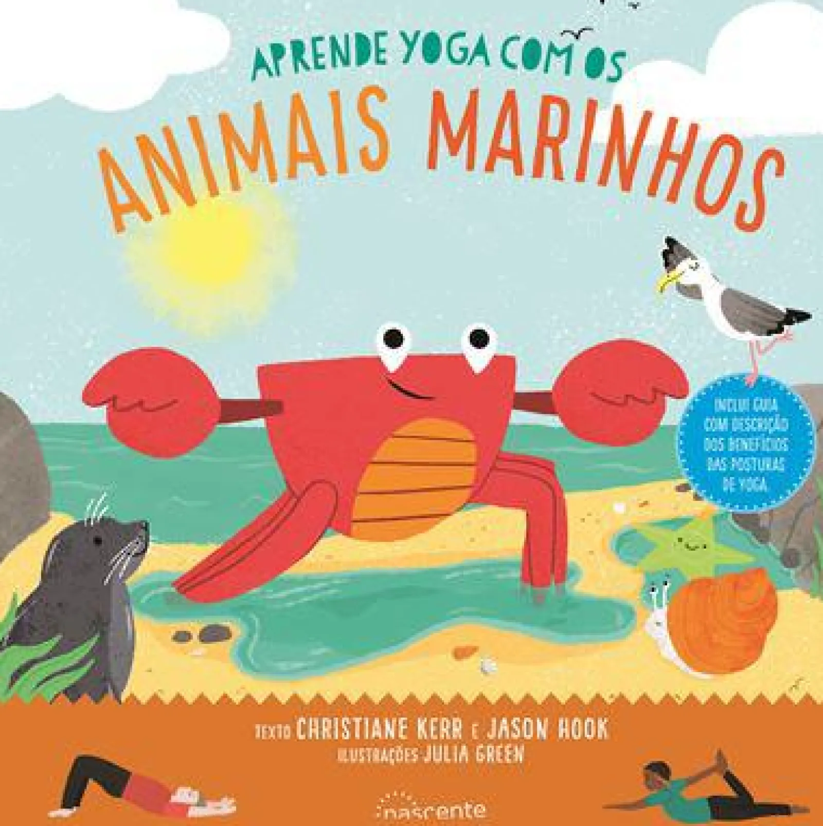 Nascente Aprende Yoga com os Animais Marinhos de Christiane Kerr e Jason Hook^ Atividades