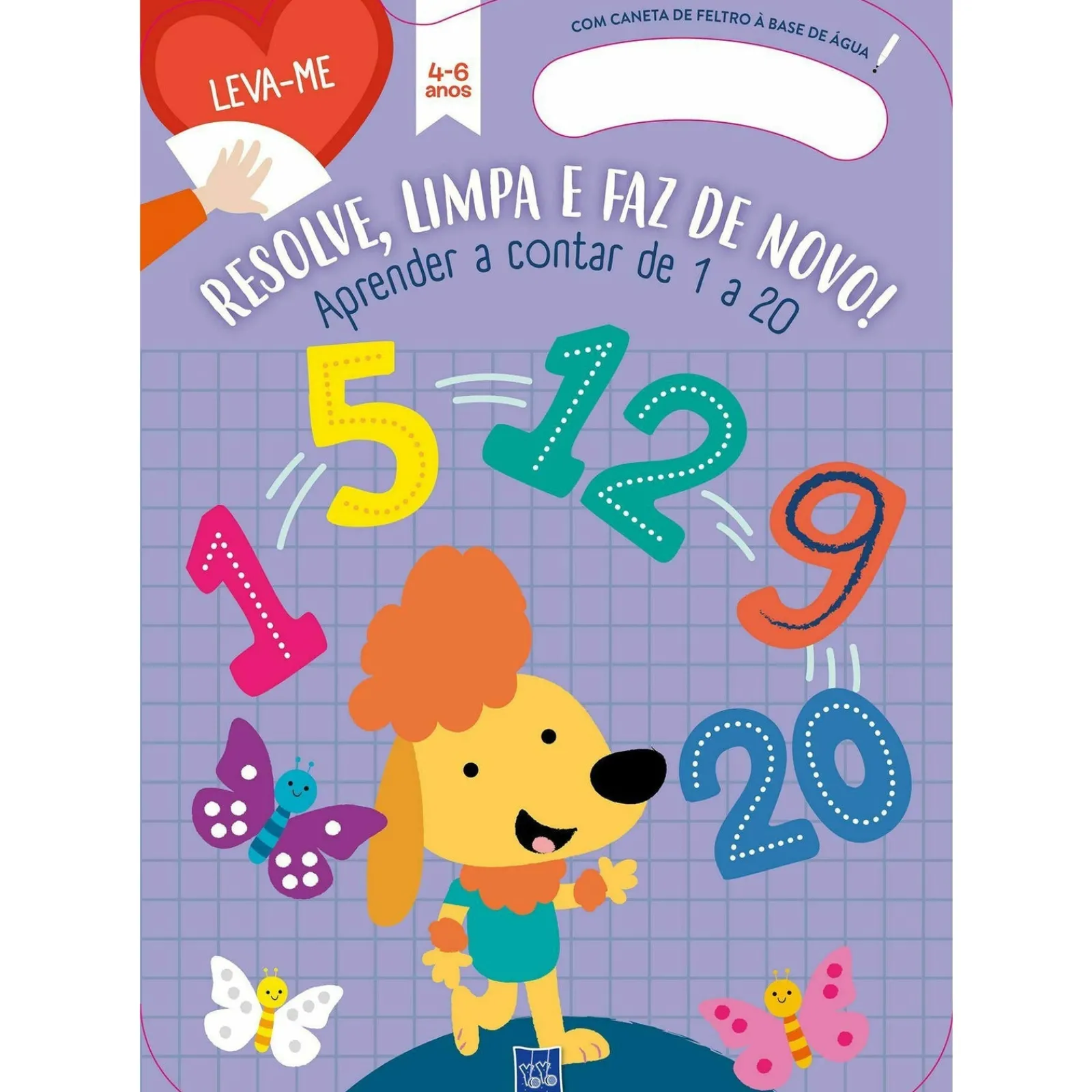 Yoyo Aprender a Contar de 1 a 10 - Roxo 4-6 Anos^ Pré-Escolar