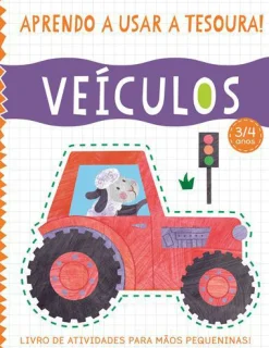 Joybooks Aprendo a Usar a Tesoura! Veículos de Amanda Lott^ Atividades