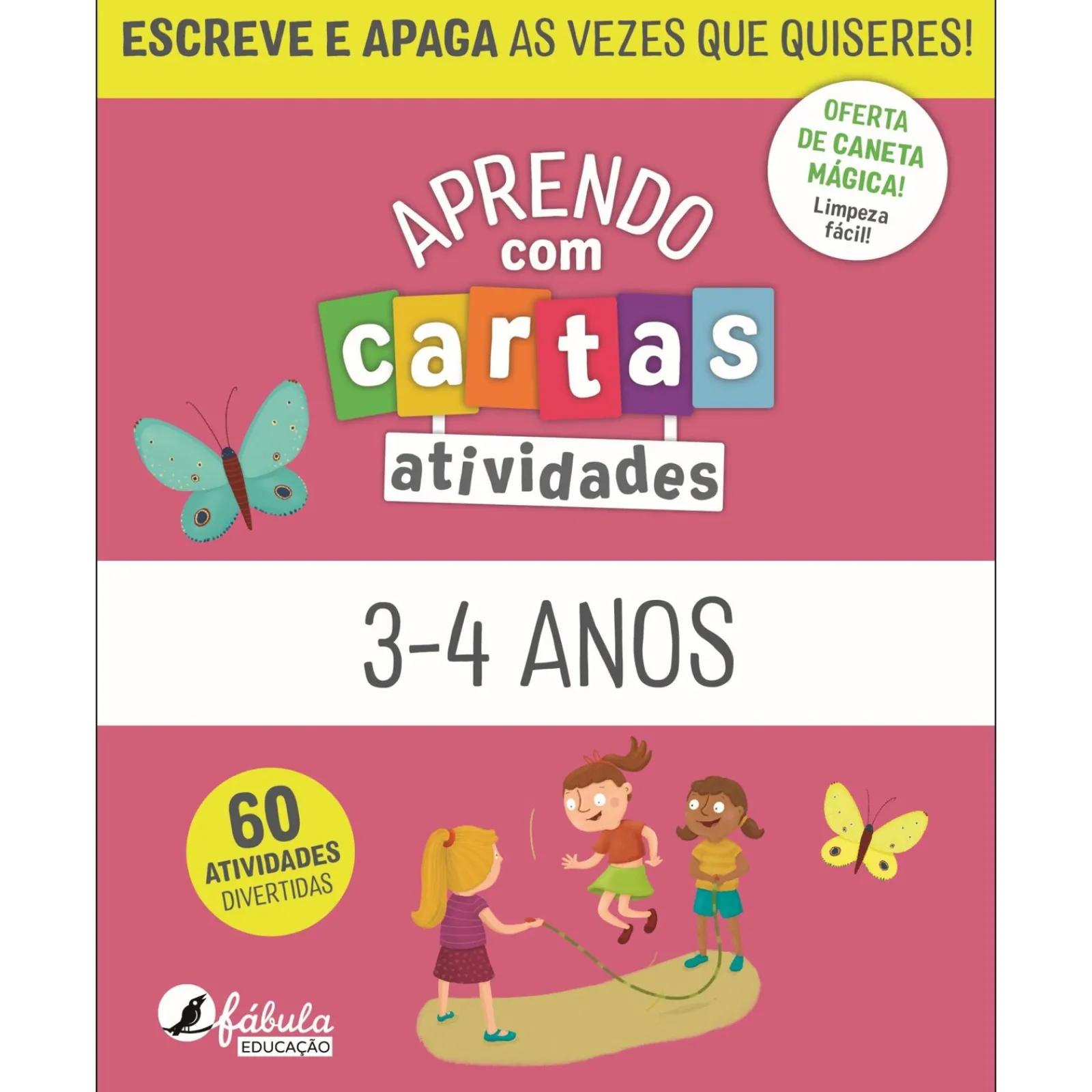 Fábula Aprendo com Cartas - Atividades 3-4 Anos^ Pré-Escolar