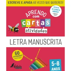 Fábula Educação Aprendo com Cartas - Atividades - Letra Manuscrita 5-8 Anos Ilustração: Maria Fernandes^ 1º Ciclo