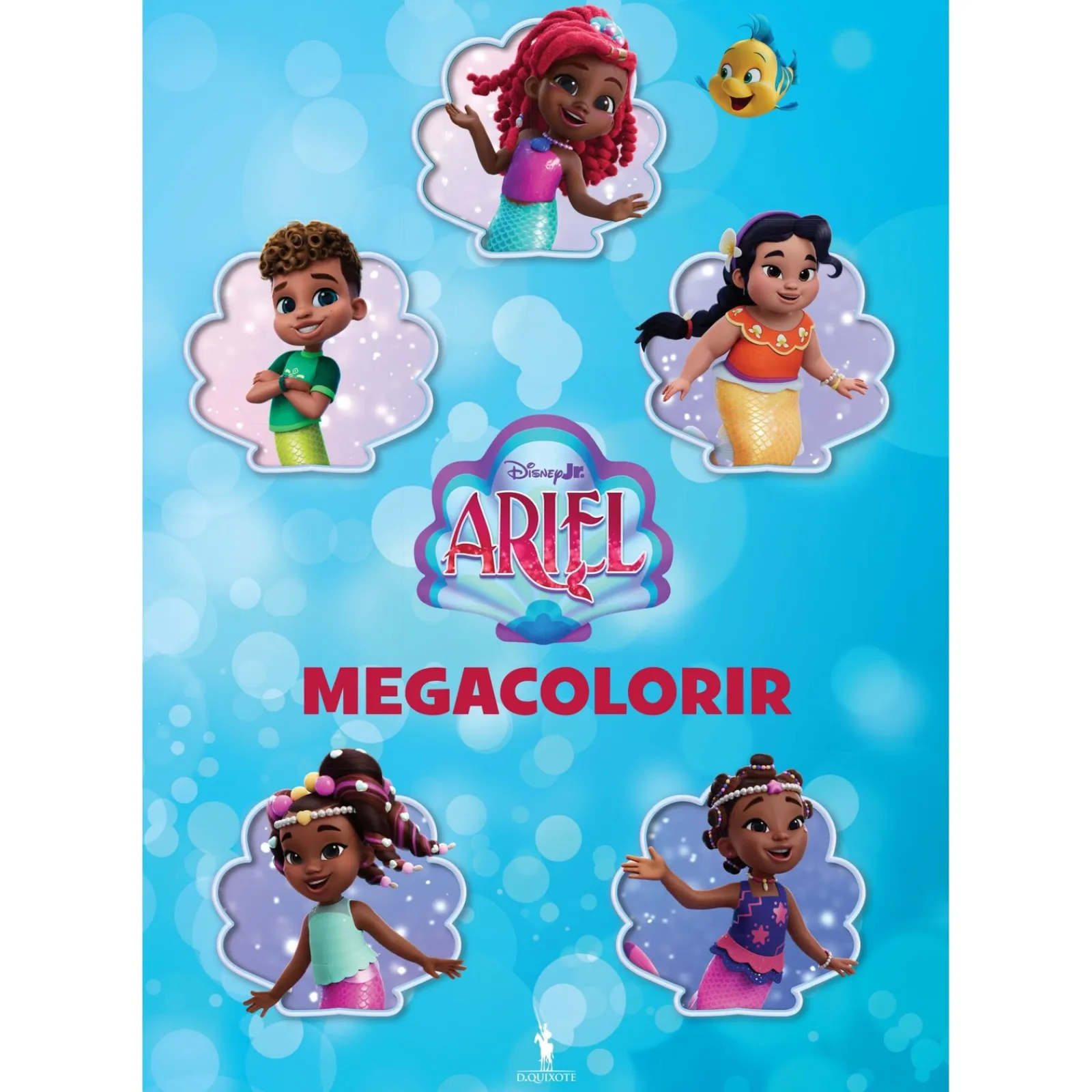 Dom Quixote Ariel - Megacolorir de Disney^ Atividades