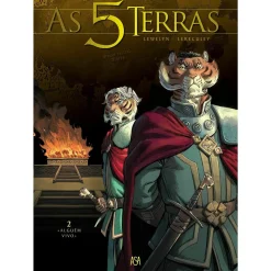 Edições Asa As 5 Terras - Livro 2: «Alguém Vivo» de Lewelyn e Jerome Lereculey^ Banda Desenhada E Novelas Gráficas