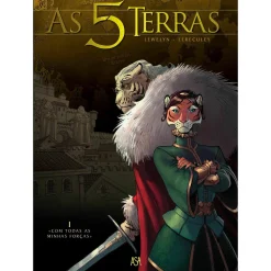 Edições Asa As 5 Terras - Livro 1: «Com Todas as Minhas Forças» de Lewelyn e Jerome Lereculey^ Banda Desenhada E Novelas Gráficas
