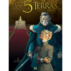 Edições Asa As 5 Terras - Livro 3: «O Amor de um Imbecil» de Lewelyn e Jerome Lereculey^ Banda Desenhada E Novelas Gráficas