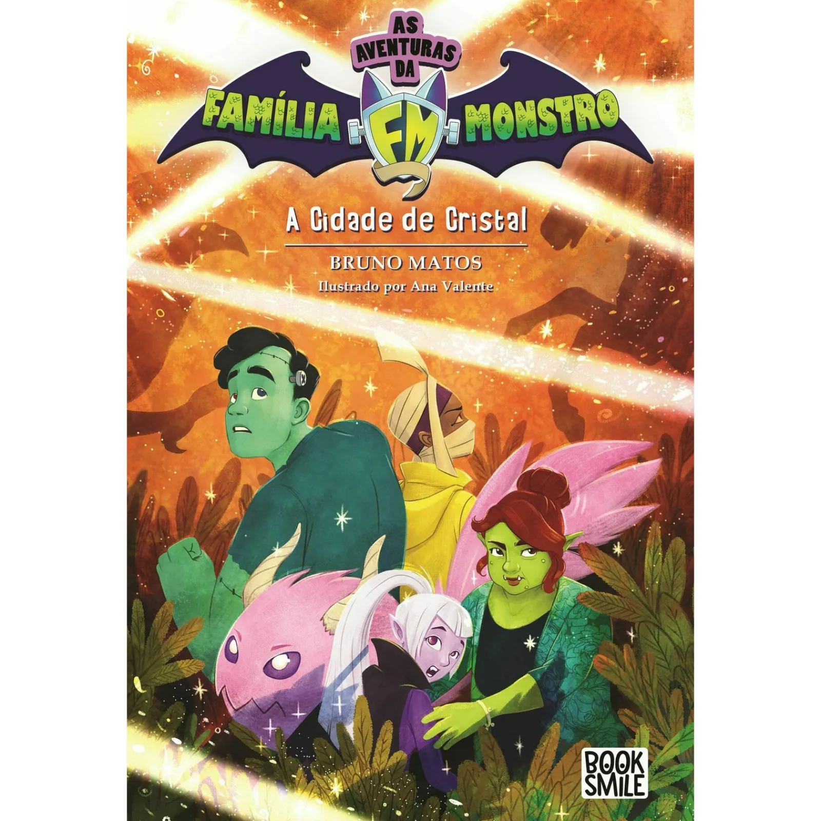 Booksmile As Aventuras da Família Monstro Nº 2 - A Cidade de Cristal de Bruno Matos^ Coleções Juvenis