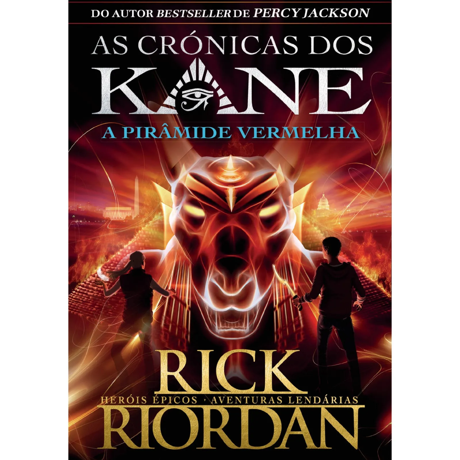 Nuvem De Tinta As Crónicas dos Kane - A Pirâmide Vermelha (volume 1) de Rick Riordan^ Literatura Juvenil