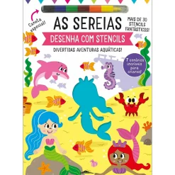 Booksmile As Sereias - Desenha com Stencils de Elizabeth Golding^ Atividades