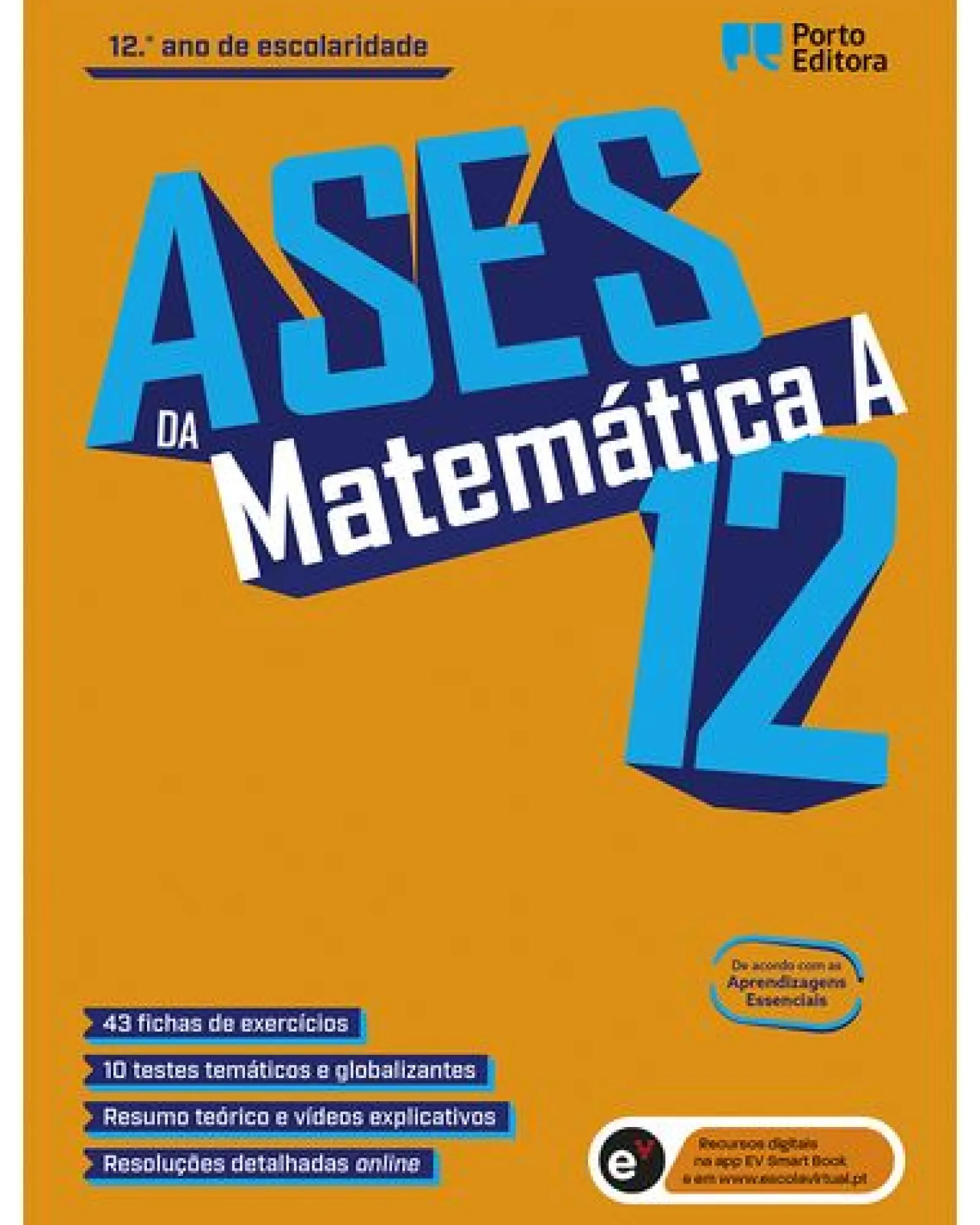 Porto Editora Ases da Matemática - Matemática A - 12.º Ano^ Secundário