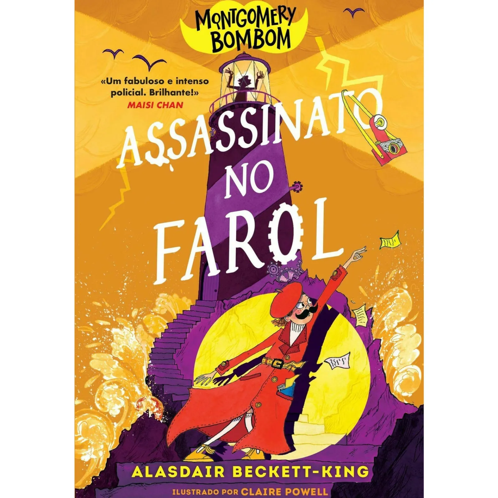 Oficina Do Livro Assassinato no Farol de Alasdair Beckett-King - Montgomery Bombom Nº 2^ Coleções Juvenis