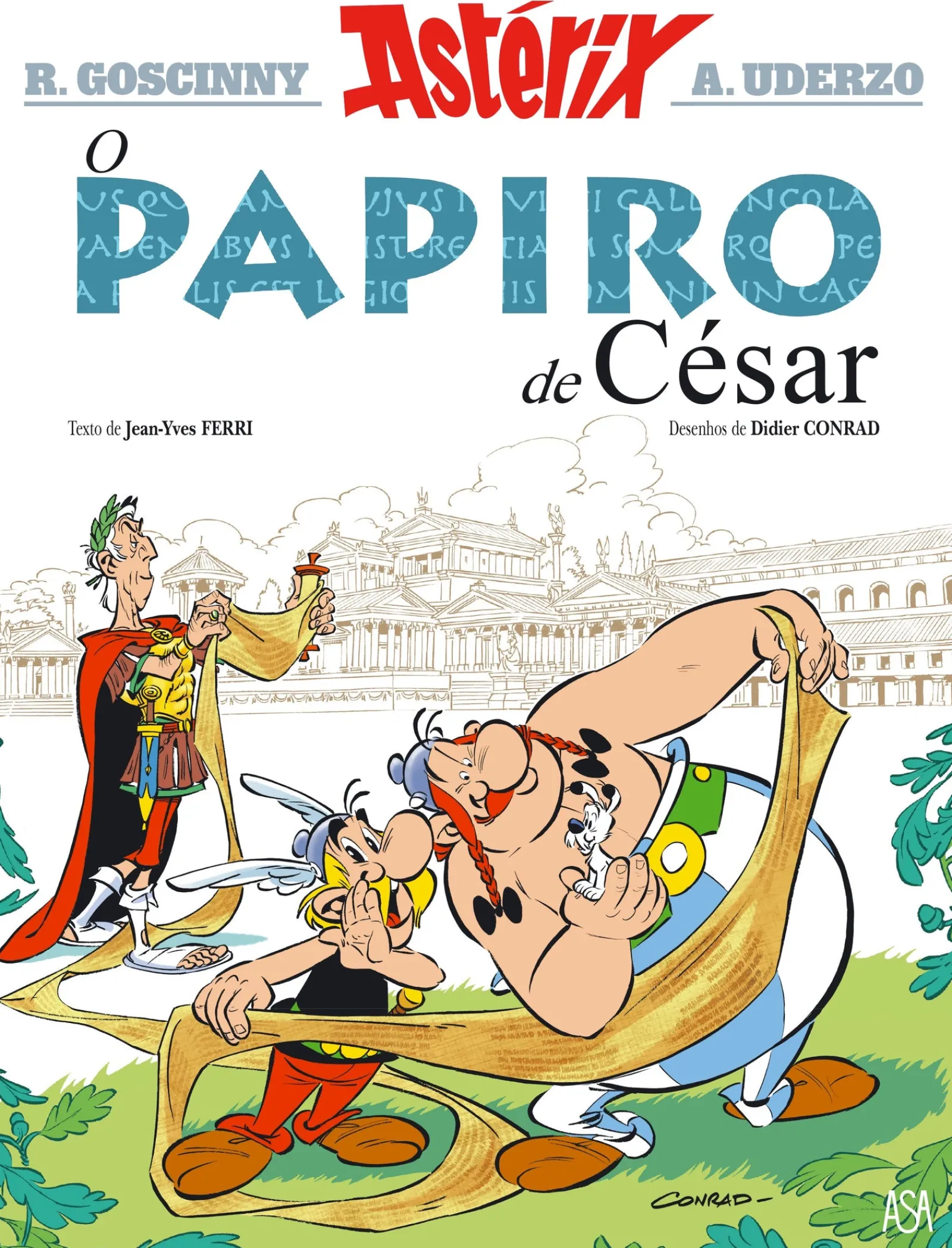 Asa Astérix - o Papiro de César (volume 36) de Jean-Yves Ferri e Didier Conrad^ Banda Desenhada E Novelas Gráficas