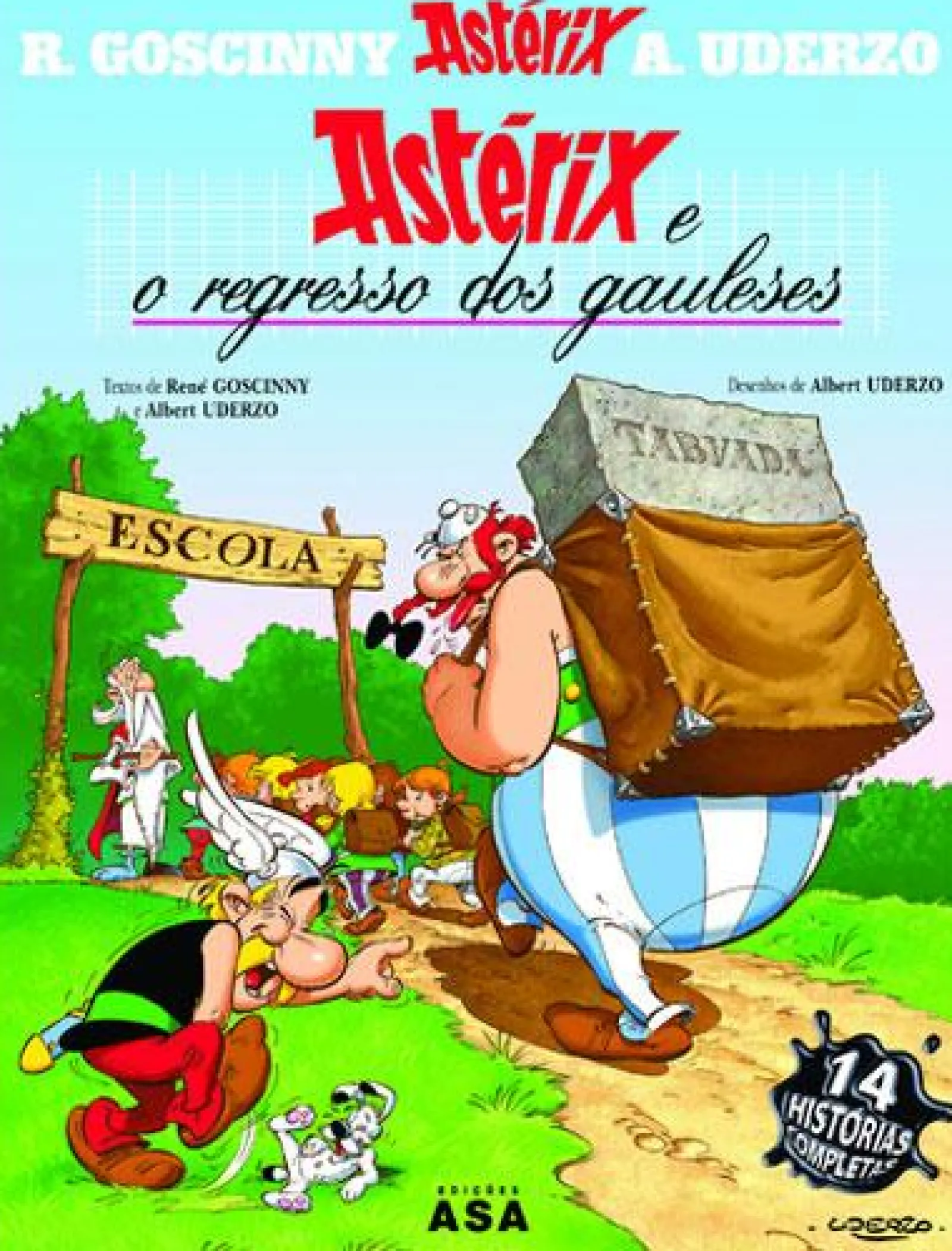 Asa Astérix e o Regresso dos Gauleses de René Goscinny e Albert Uderzo - Vol. 32^ Banda Desenhada E Novelas Gráficas