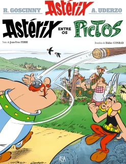 Asa Astérix Entre os Pictos (volume 35) de René Goscinny e Albert Uderzo^ Banda Desenhada E Novelas Gráficas