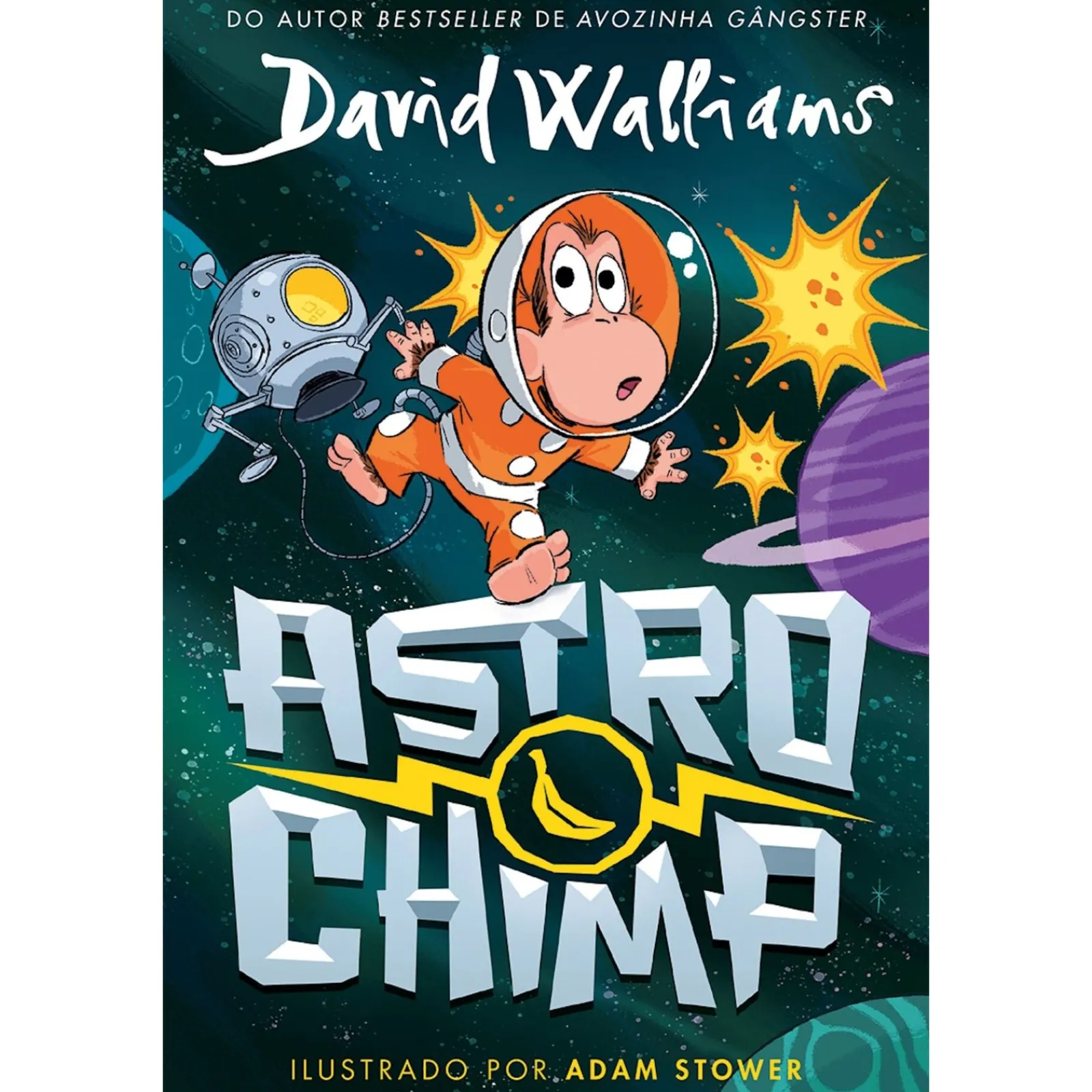 Porto Editora Astrochimp de David Walliams^ Banda Desenhada E Novelas Gráficas