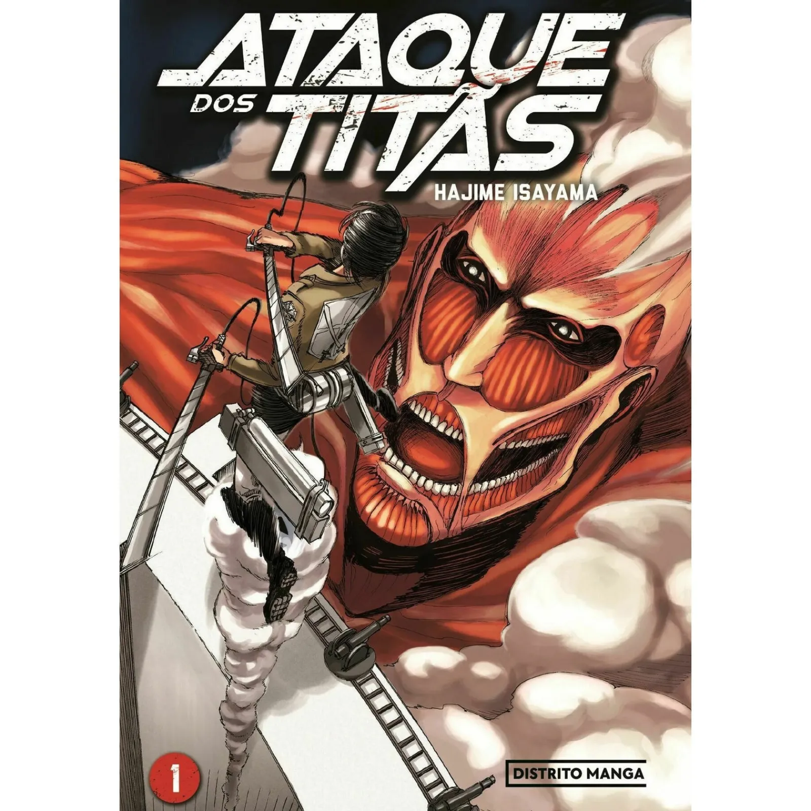 Distrito Mangá Ataque dos Titãs - Livro 1 de Hajime Isayama^ Manga