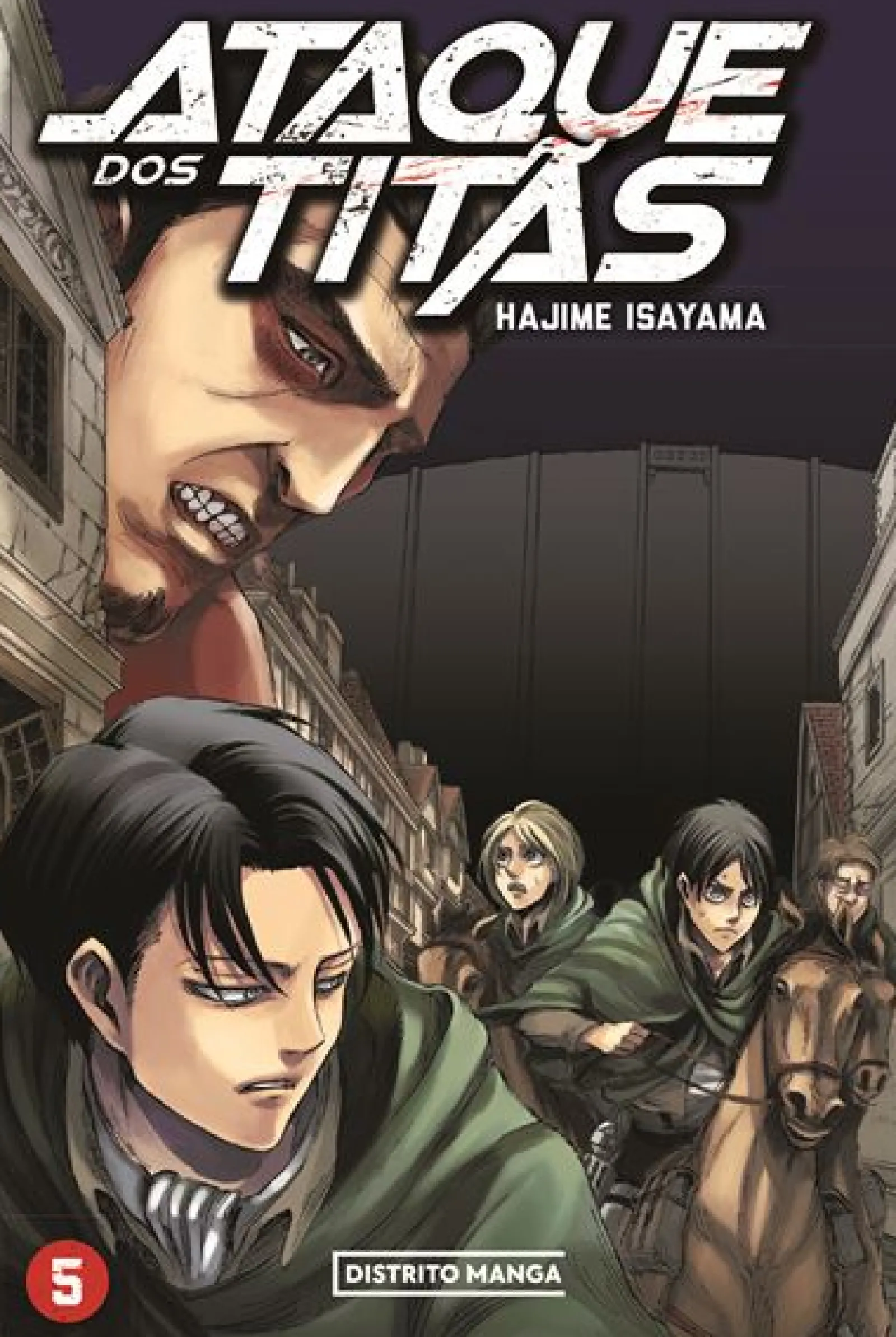 Distrito Mangá Ataque dos Titãs - Livro 5 de Hajime Isayama^ Manga