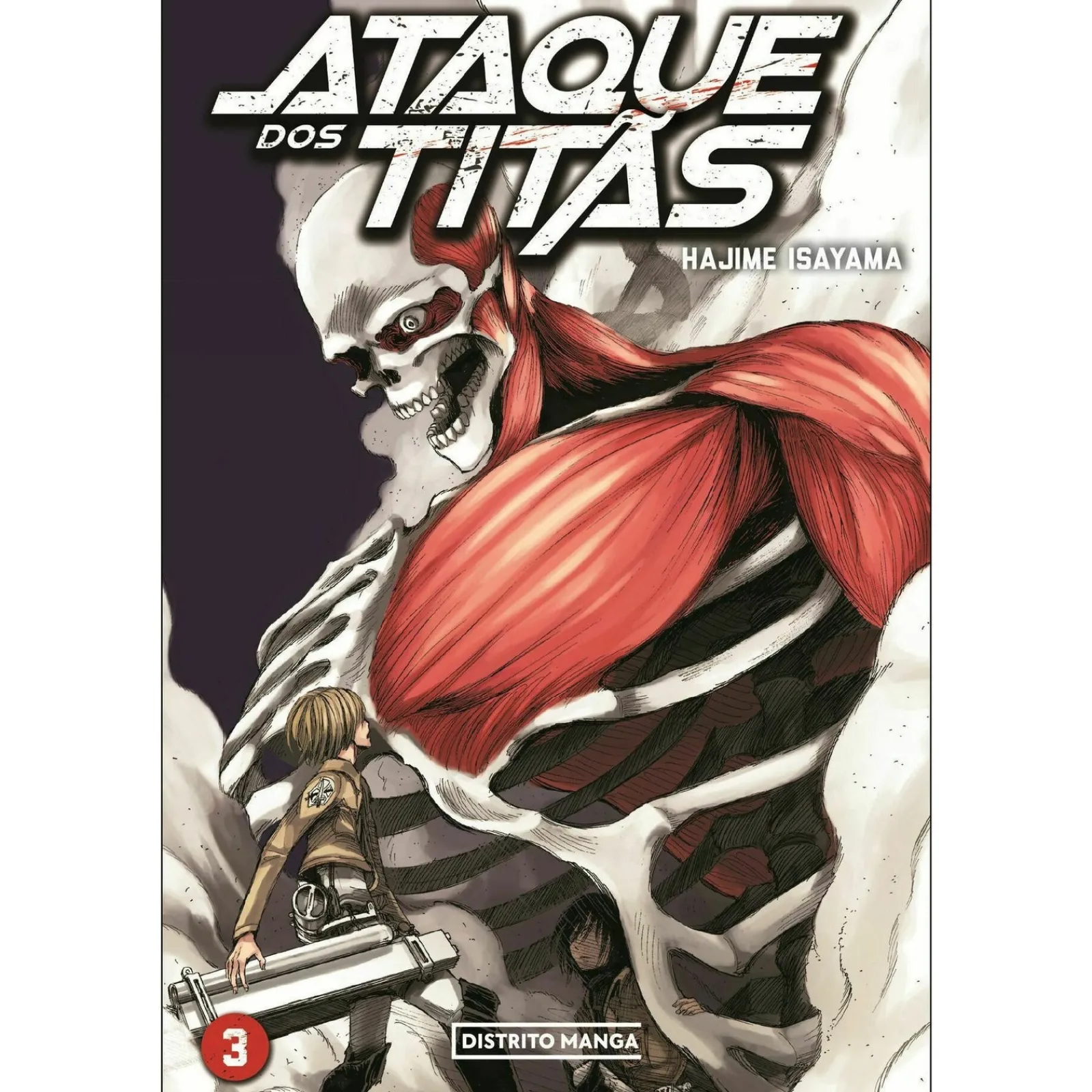 Distrito Mangá Ataque dos Titãs -Livro 3 de Hajime Isayama^ Manga