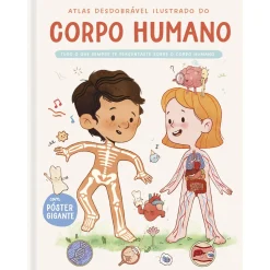 Yoyo Atlas Desdobrável Ilustrado - Corpo Humano de BOOKS^ Conhecimento