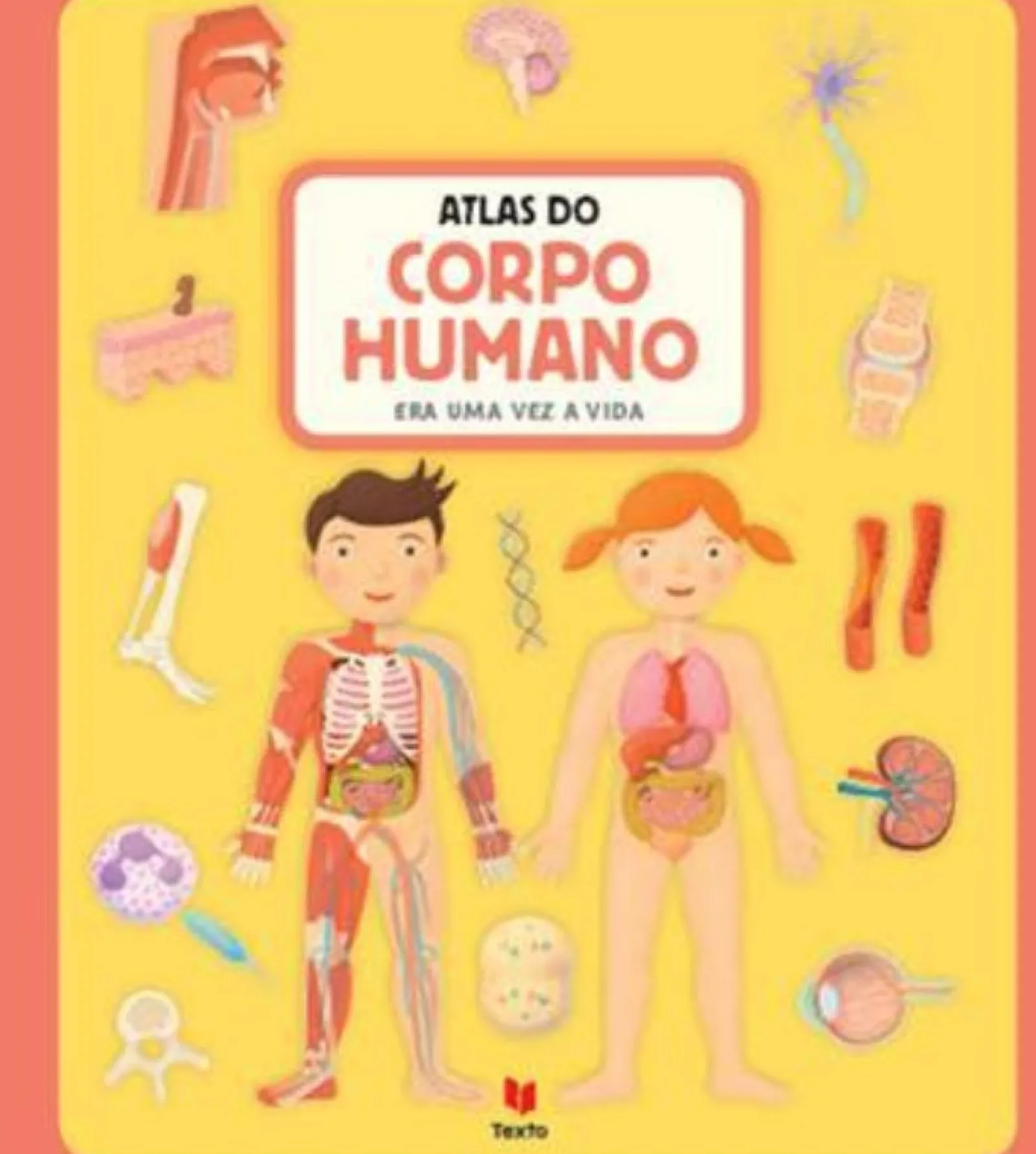 Texto Editora Atlas do Corpo Humano - Era uma Vez a Vida de Tomás Tuma^ Conhecimento