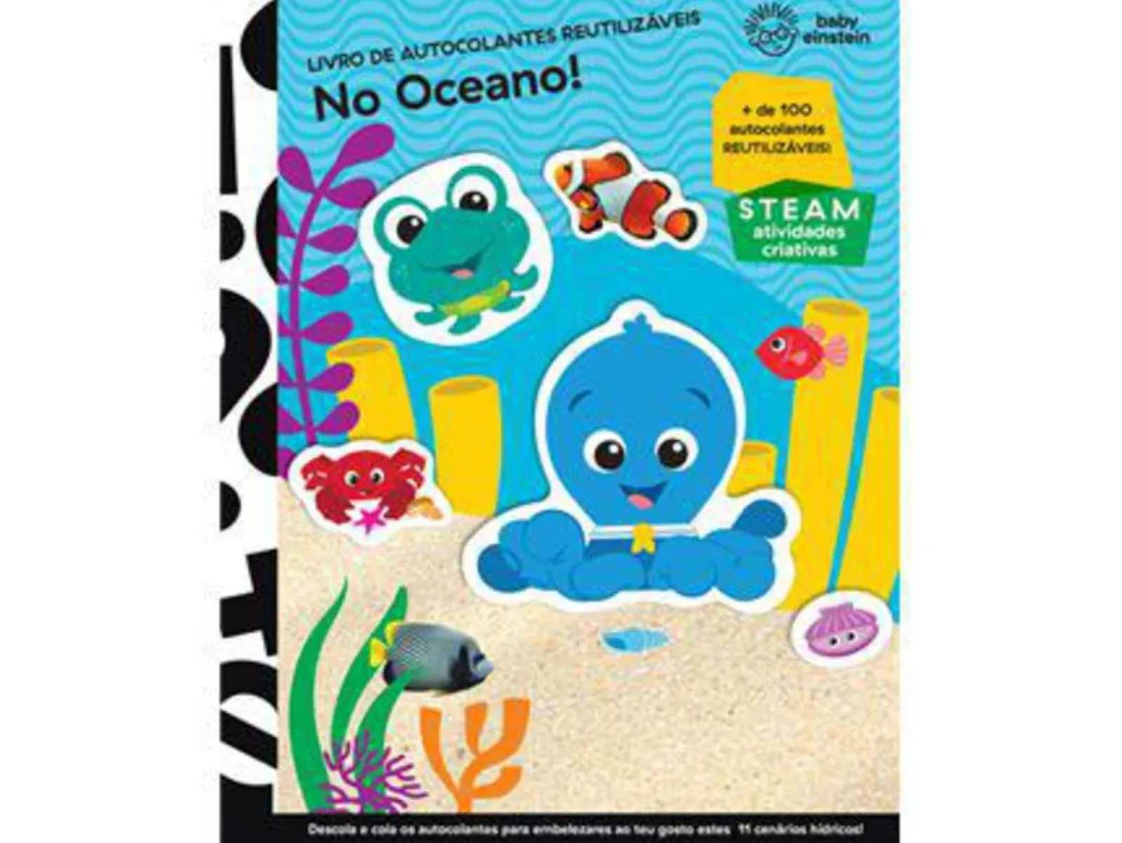 Pil Baby Einstein - no Oceano! de Baby Einstein - Livro de Autocolantes Reutilizáveis^ Atividades