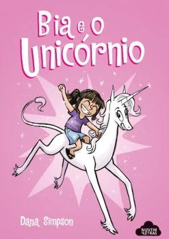 Nuvem De Letras Bia e o Unicórnio de Dana Simpson N.º 1^ Banda Desenhada E Novelas Gráficas