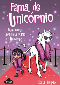 Nuvem De Letras Bia e o Unicórnio - Fama de Unicórnio de Dana Simpson - N.º 13^ Banda Desenhada E Novelas Gráficas