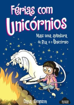 Nuvem De Letras Bia e o Unicórnio - Férias com Unicórnios de Dana Simpson N.º 11^ Banda Desenhada E Novelas Gráficas